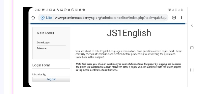 admissions to Premiere Academy